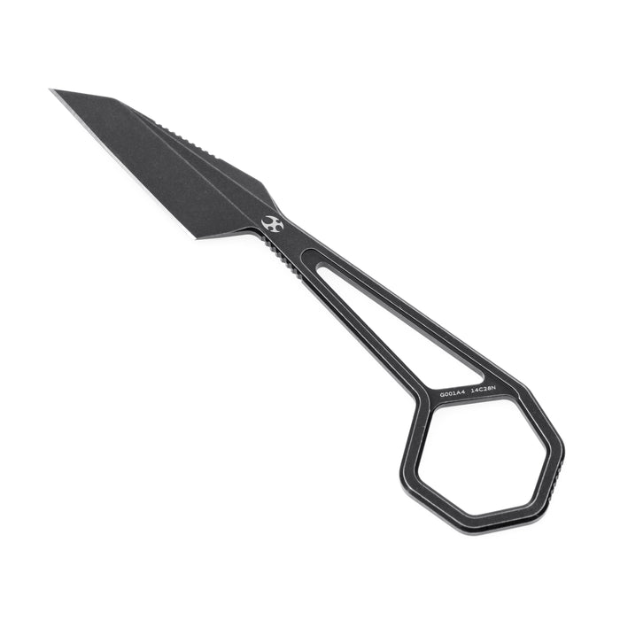 Kansept Knives HEX 14C28N钢 G001A4 黑色石洗 290