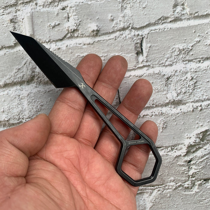 Kansept Knives HEX 14C28N钢 G001A4 黑色石洗 290