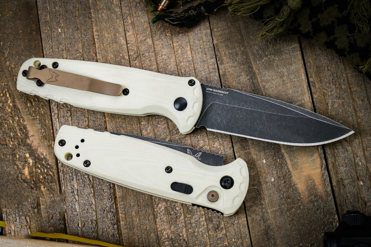 Benchmade CPM-MagnaCut钢 G10柄 4300BK-03 白色 3160