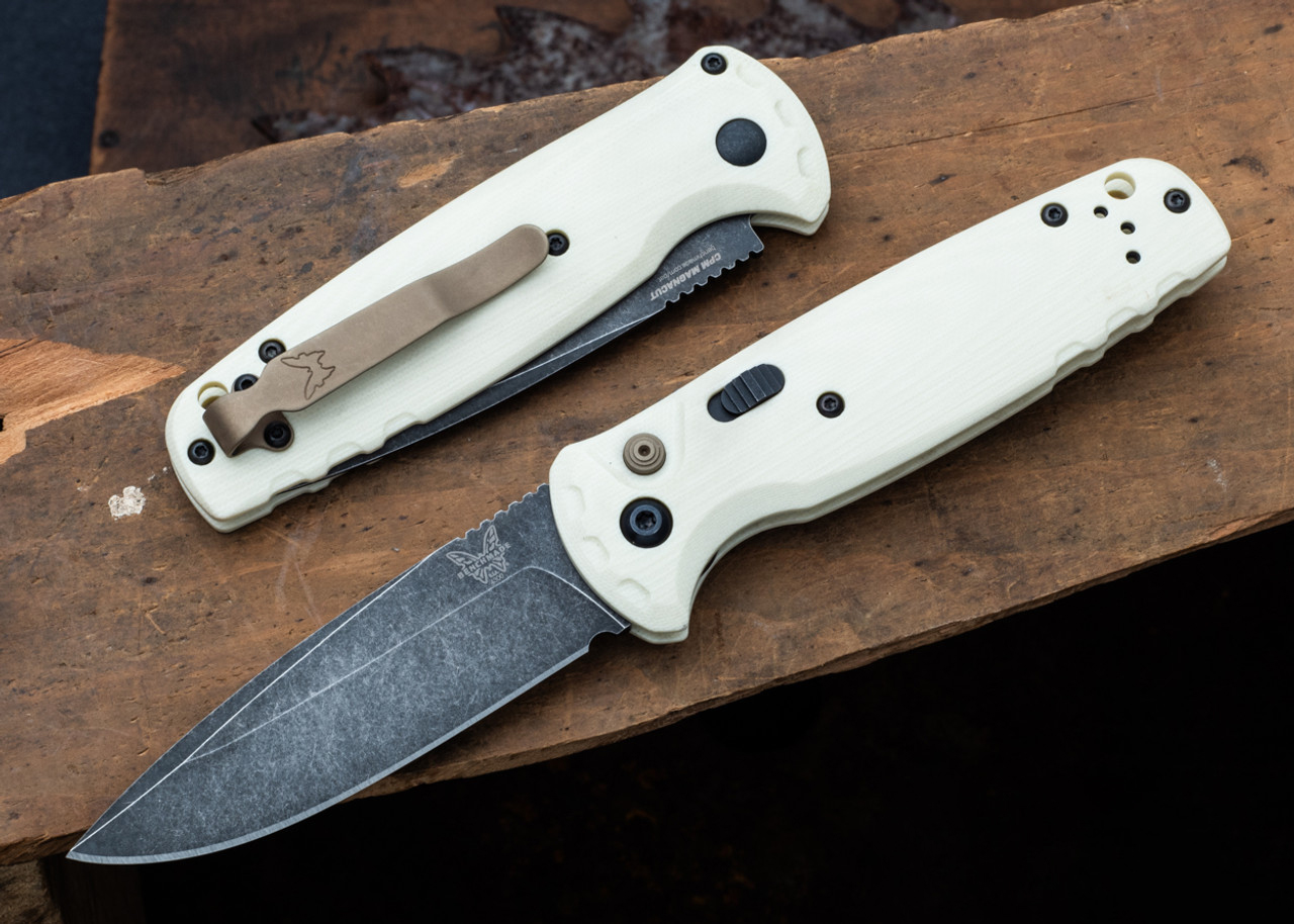 Benchmade CPM-MagnaCut钢 G10柄 4300BK-03 白色 3160