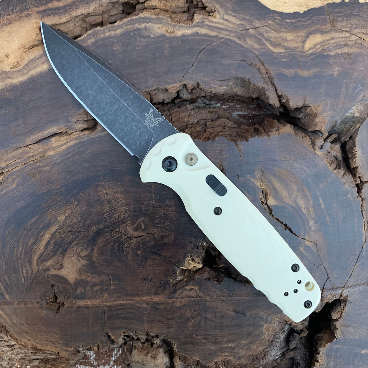 Benchmade CPM-MagnaCut钢 G10柄 4300BK-03 白色 3160