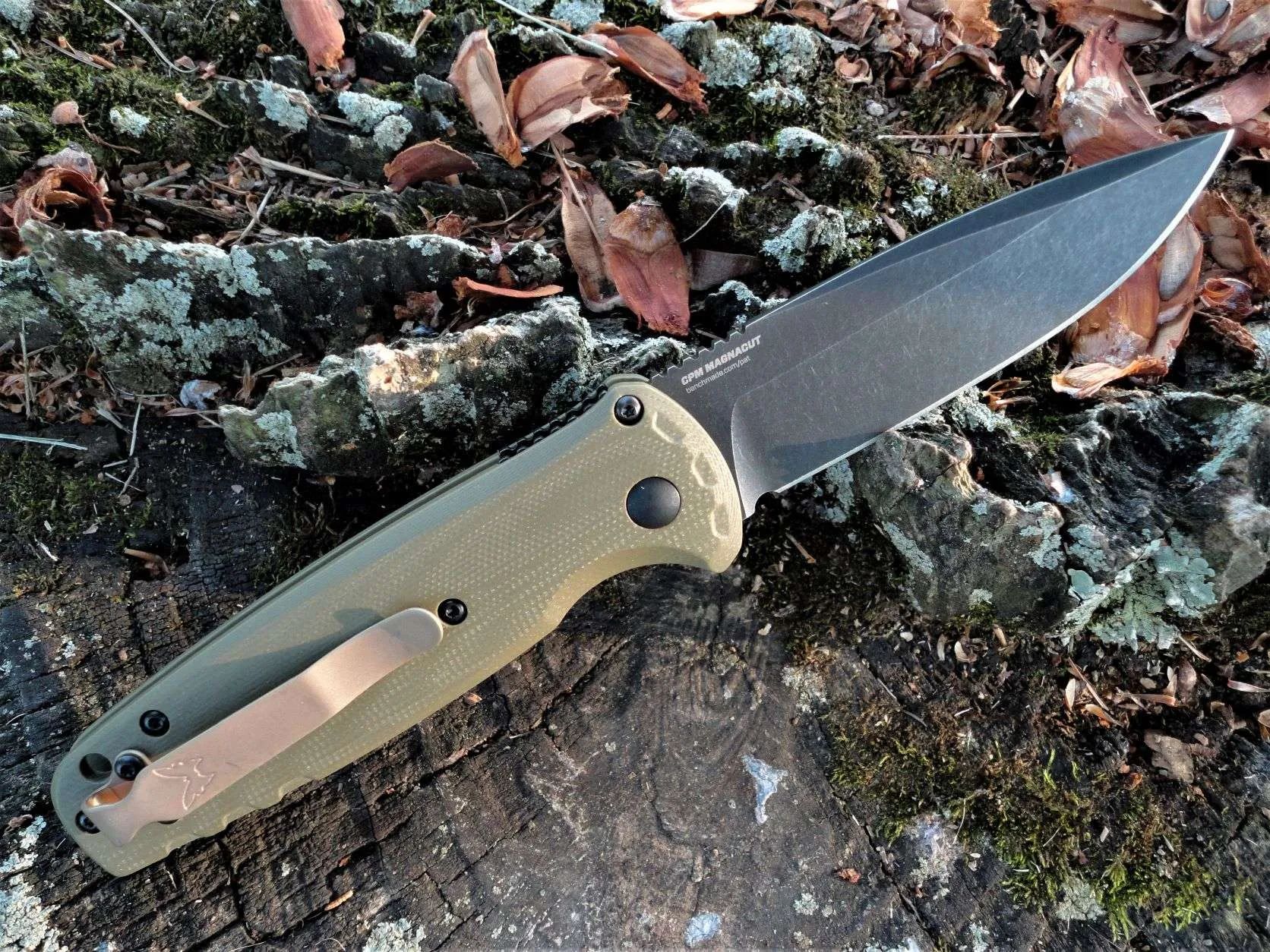 Benchmade CPM-MagnaCut钢 G10柄 4300BK-02 绿色 3160