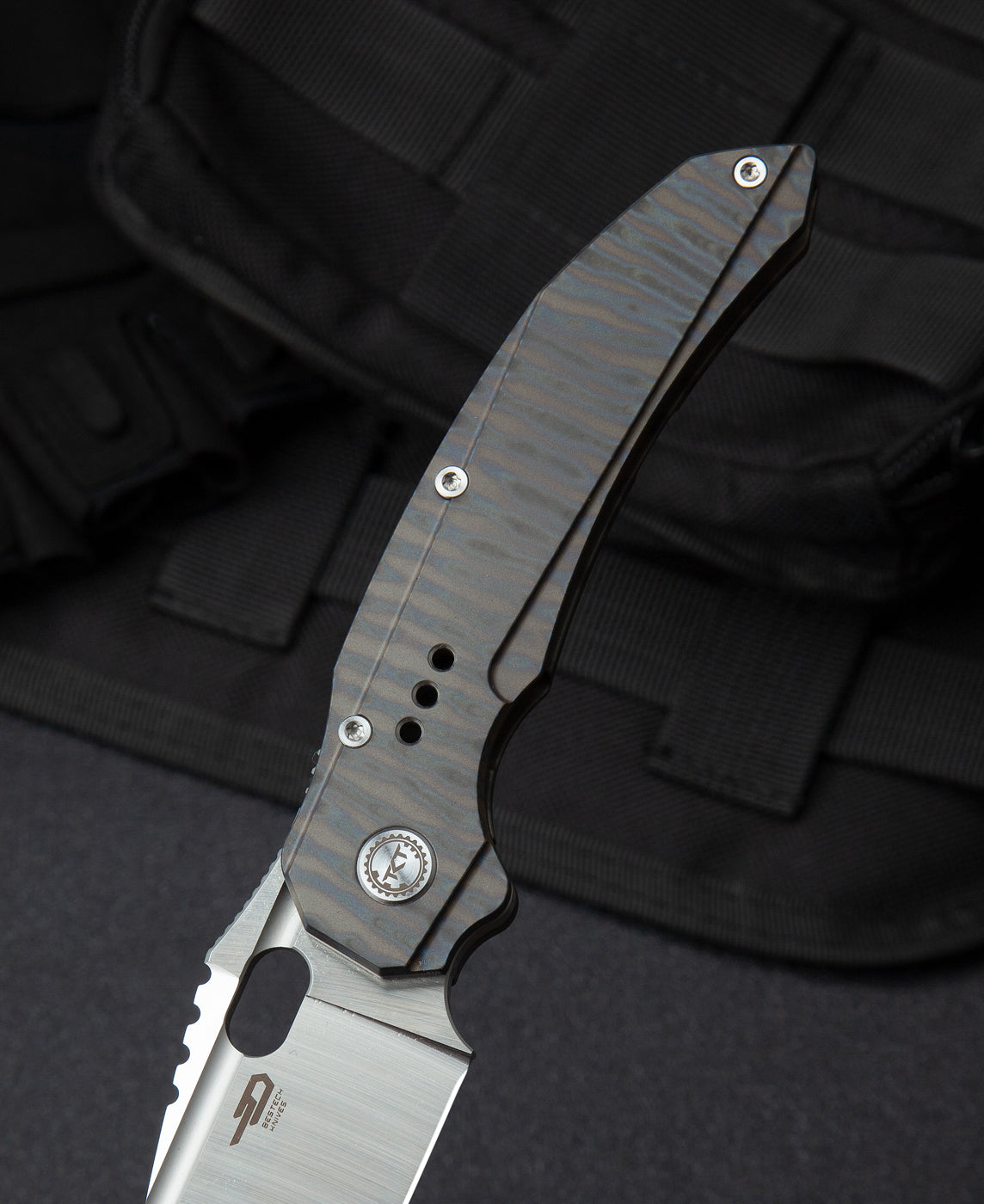 Bestech Knives Exploit S35VN钢 钛合金柄 BT2005D 1780
