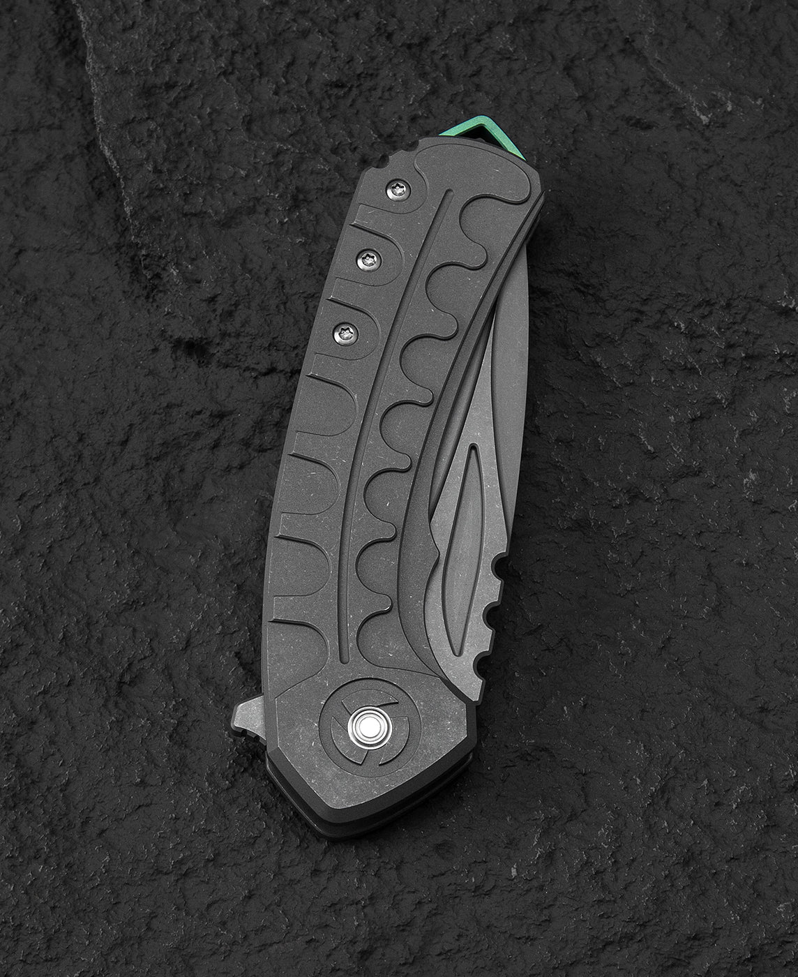 Bestech Knives Buwaya M390钢 钛合金柄 BT2203B 2560