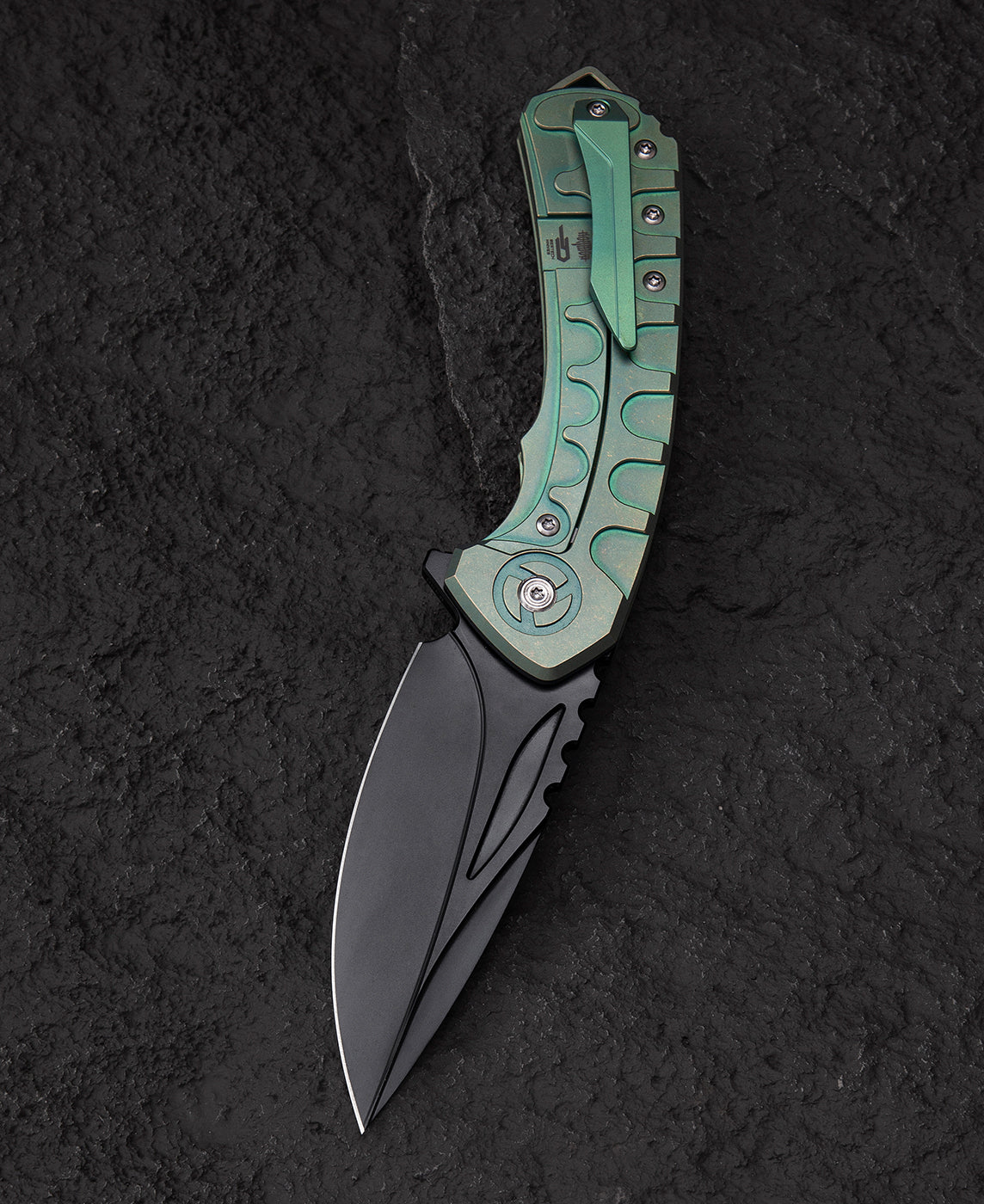 Bestech Knives Buwaya M390钢 钛合金柄 BT2203D 2560