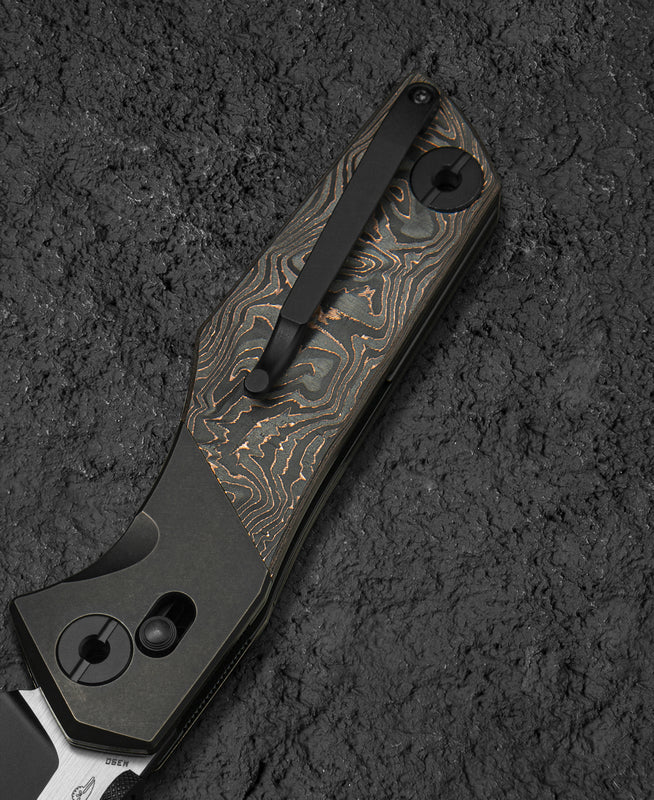 Bestech Knives CETUS M390钢 钛合金+碳纤维柄 BT2304D 2360