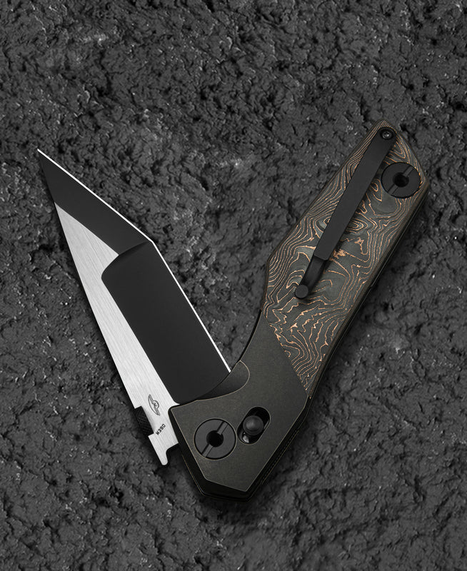 Bestech Knives CETUS M390钢 钛合金+碳纤维柄 BT2304D 2360
