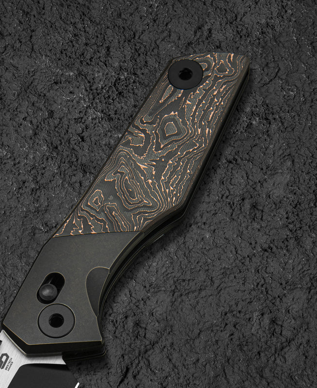 Bestech Knives CETUS M390钢 钛合金+碳纤维柄 BT2304D 2360