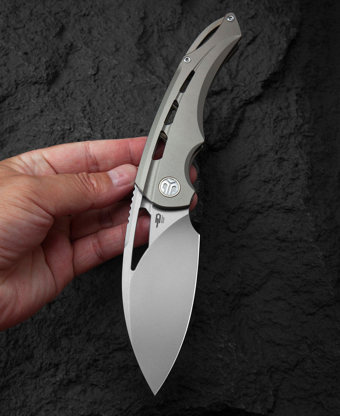 Bestech Knives Fairchild S35VN钢 钛合金柄 BT2202A 2480