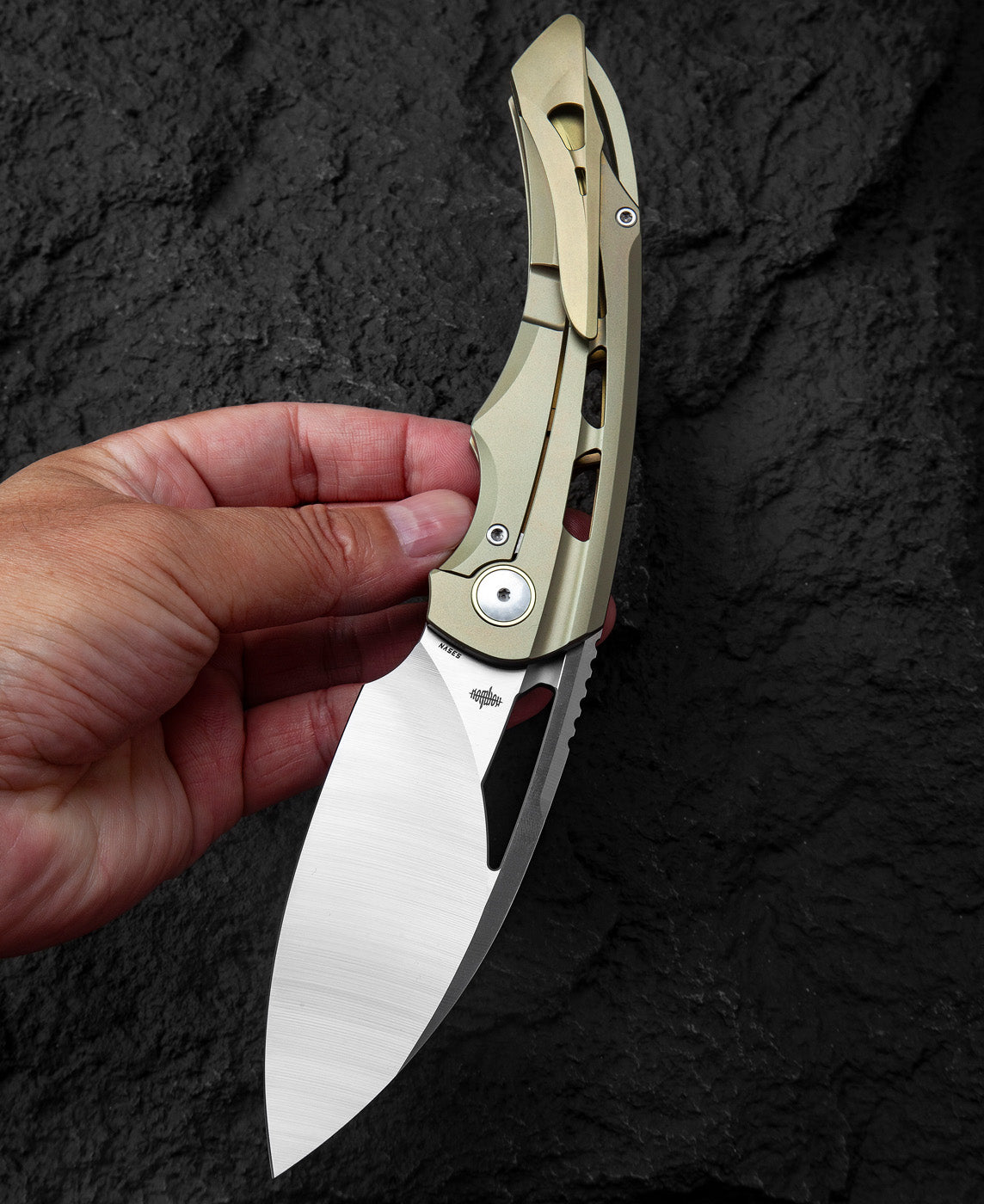 Bestech Knives Fairchild S35VN钢 钛合金柄 BT2202D 2660