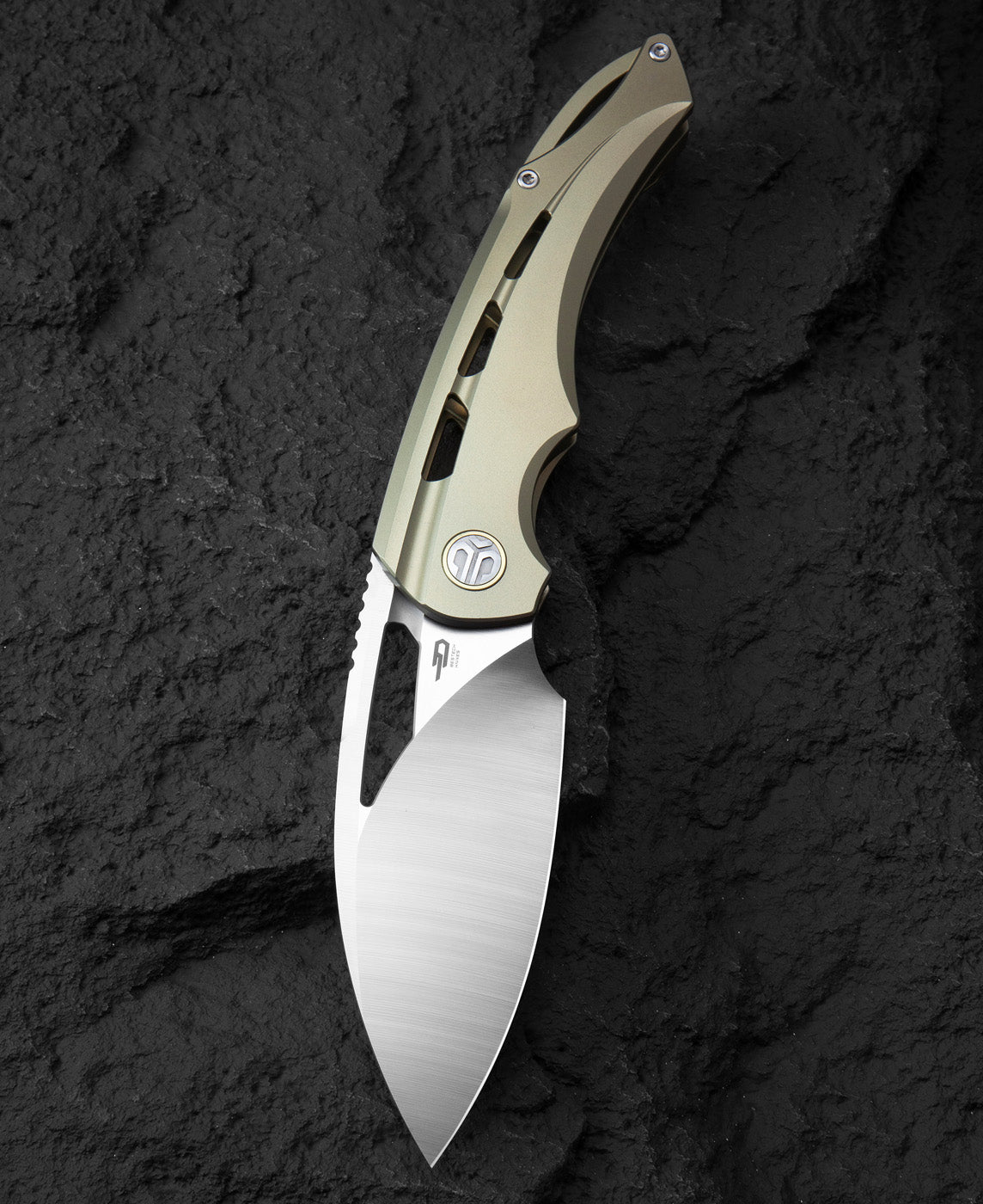Bestech Knives Fairchild S35VN钢 钛合金柄 BT2202D 2660