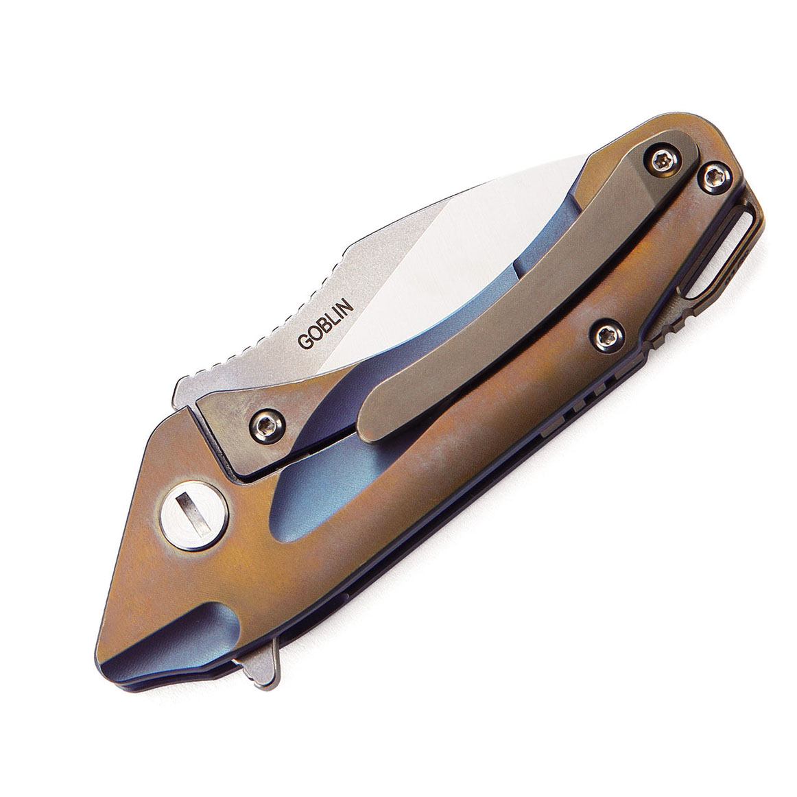 Bestech Knives Goblin CPM-S35VN钢 钛合金镶嵌碳纤维柄 BT1711B 1180