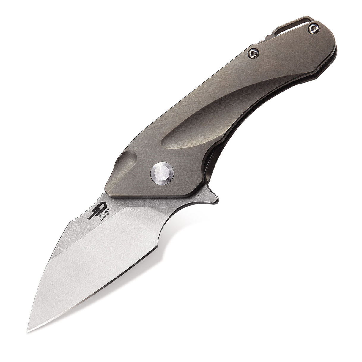 Bestech Knives Goblin CPM-S35VN钢 钛合金镶嵌碳纤维柄 BT1711C 1180