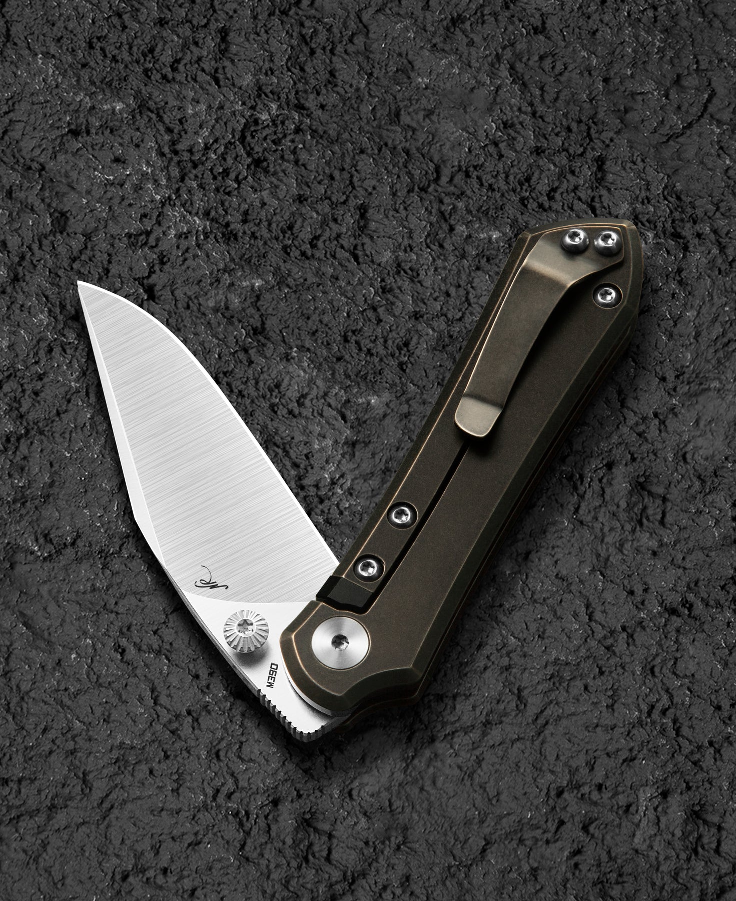 Bestech Knives Icarus M390钢 钛合金柄 BT2302A 1660