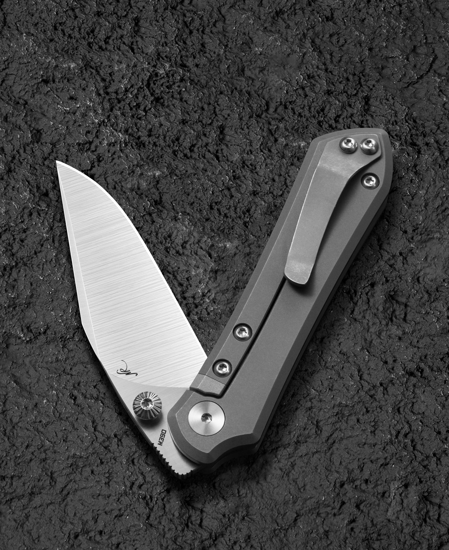 Bestech Knives Icarus M390钢 钛合金柄 BT2302C 1660