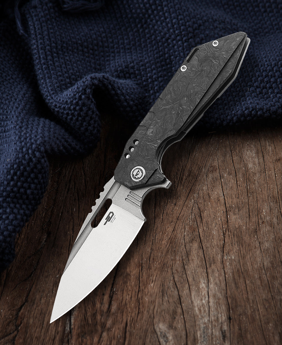 Bestech Knives SHODAN S35VN钢 钛合金柄 BT1910C 1860