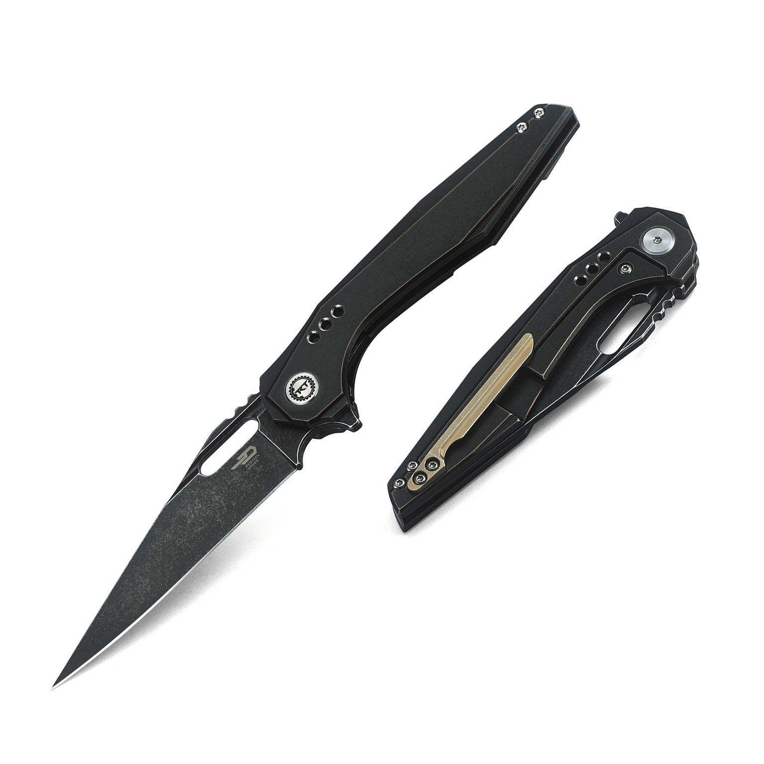 Bestech Knives Malware S35VN钢 钛合金柄 BT1902B 1460