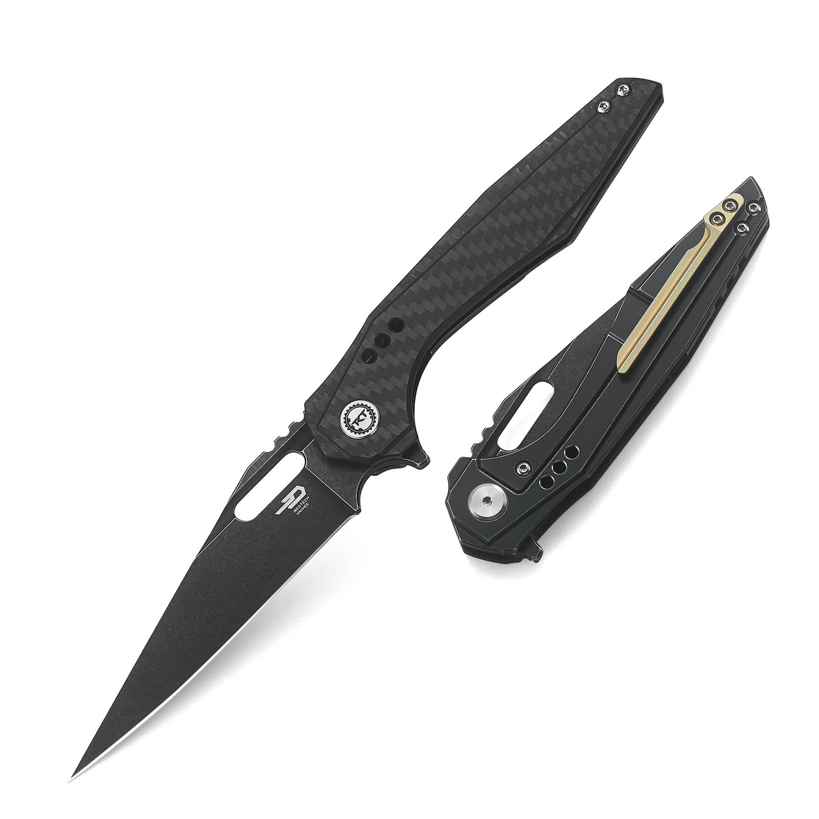 Bestech Knives Malware S35VN钢 碳纤维+钛合金柄 BT1902C 1580