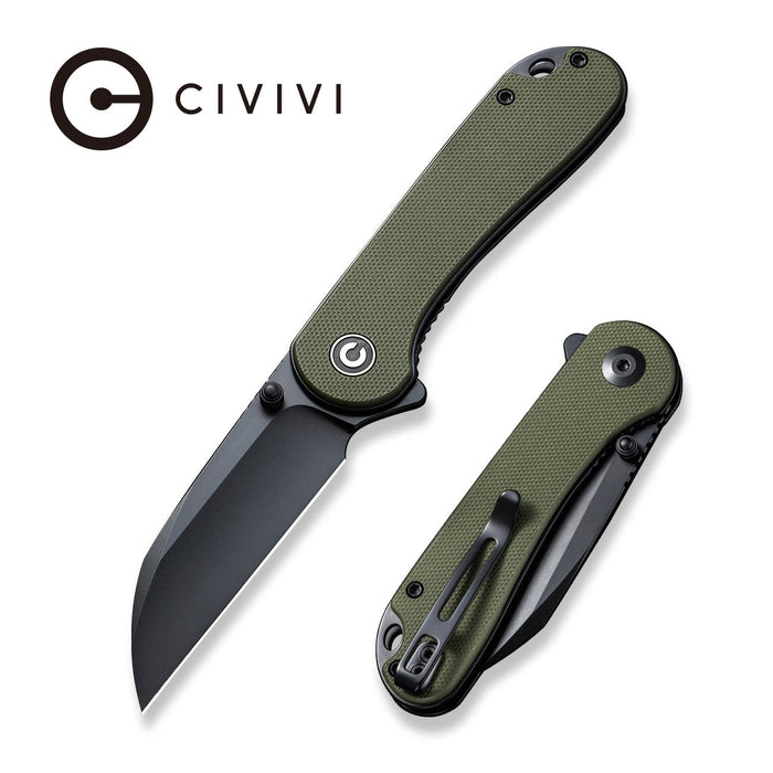 CIVIVI Elementum Nitro-V钢 G10手柄 C18062AF-2 OD绿色 486