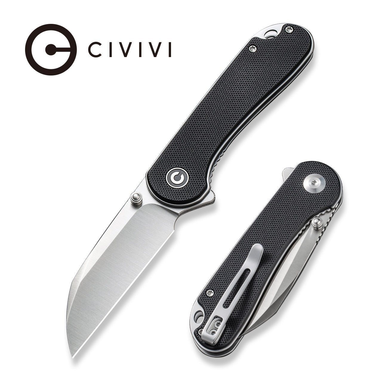 CIVIVI Elementum Nitro-V钢 米卡塔手柄 C18062AF-3 黑色 500