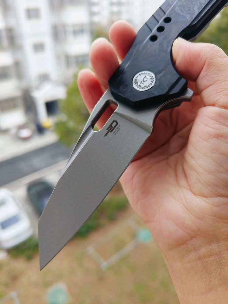 Bestech Knives NYXIE 3 S35VN钢 碳纤维+钛合金柄 BT2308C 1760