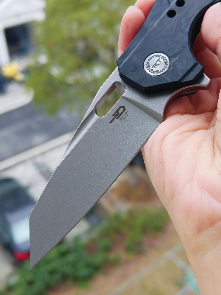 Bestech Knives NYXIE 3 S35VN钢 碳纤维+钛合金柄 BT2308C 1760
