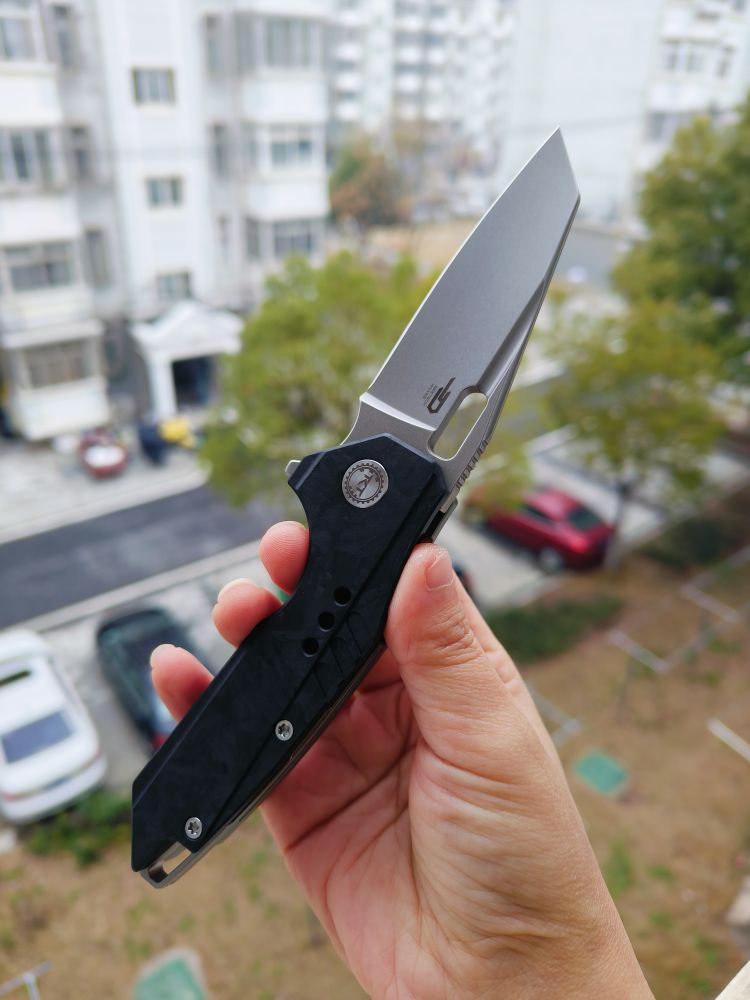 Bestech Knives NYXIE 3 S35VN钢 碳纤维+钛合金柄 BT2308C 1760