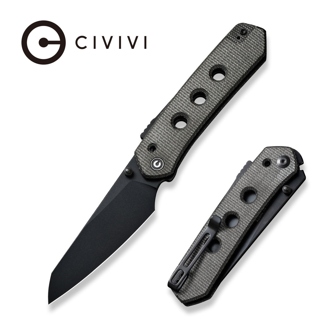 CIVIVI Vision FG Nitro-V钢 米卡塔手柄 C22036-3 黑色 680