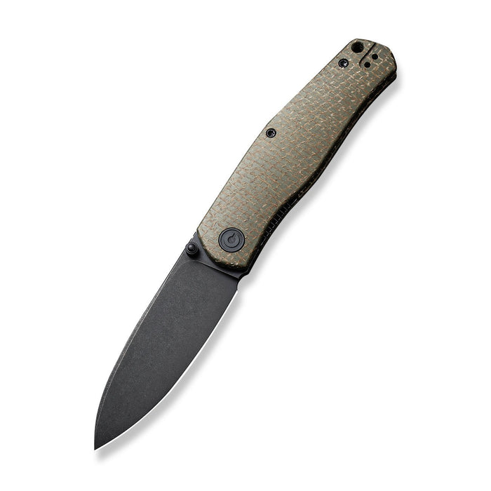 CIVIVI Sokoke 14C28N 钢 米卡塔手柄 C22007-2 棕色 560