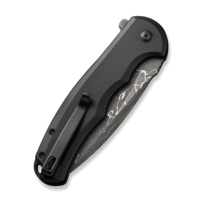 CIVIVI Button Lock Praxis 大马士革钢 铝柄 C18026E-DS1 黑色 815