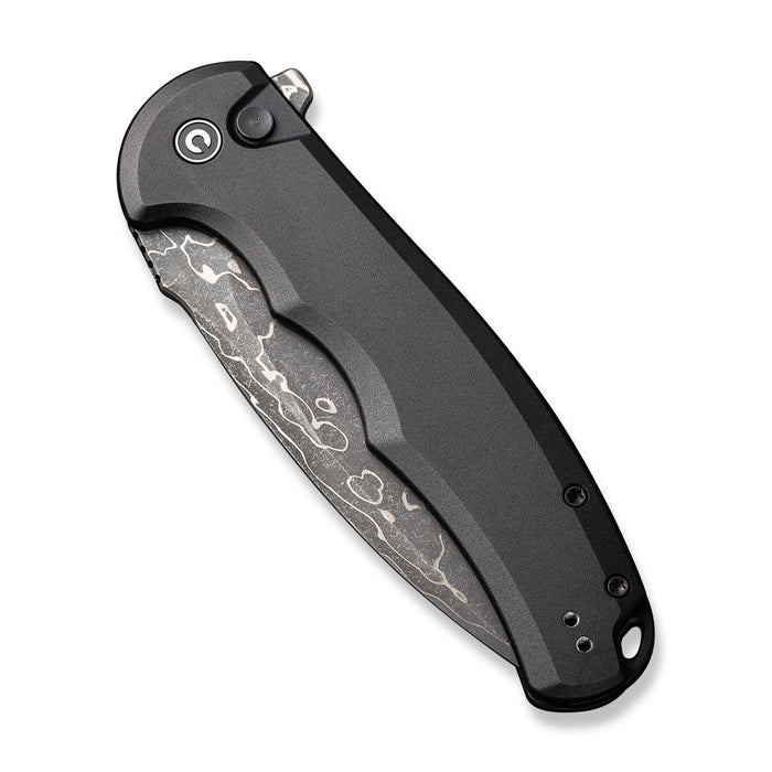 CIVIVI Button Lock Praxis 大马士革钢 铝柄 C18026E-DS1 黑色 815