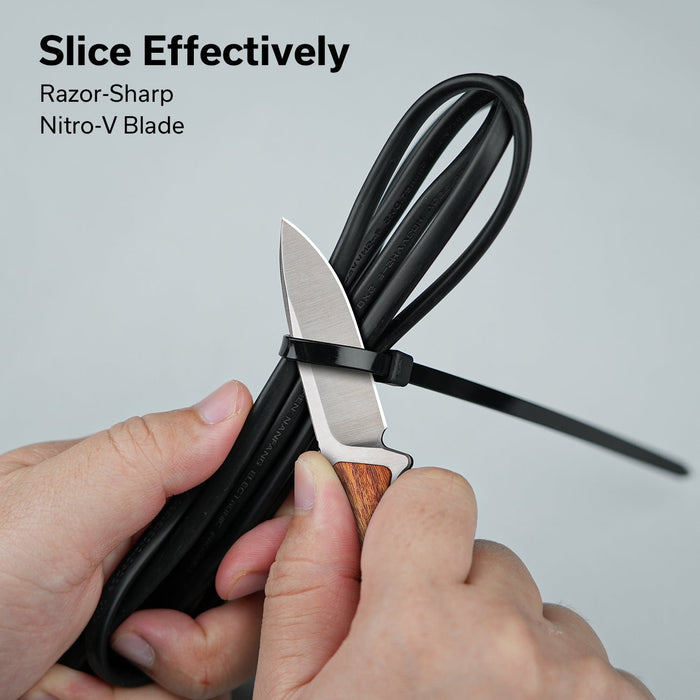 CIVIVI Mini Elementum Nitro-V钢 木柄 C23010-4 棕色 458