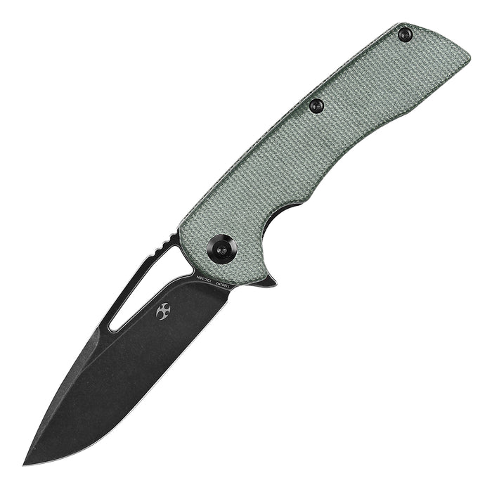 kansept Kryo 12C28N钢 米卡塔柄 T1001M2 绿色 418