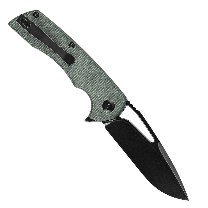 kansept Kryo 12C28N钢 米卡塔柄 T1001M2 绿色 418