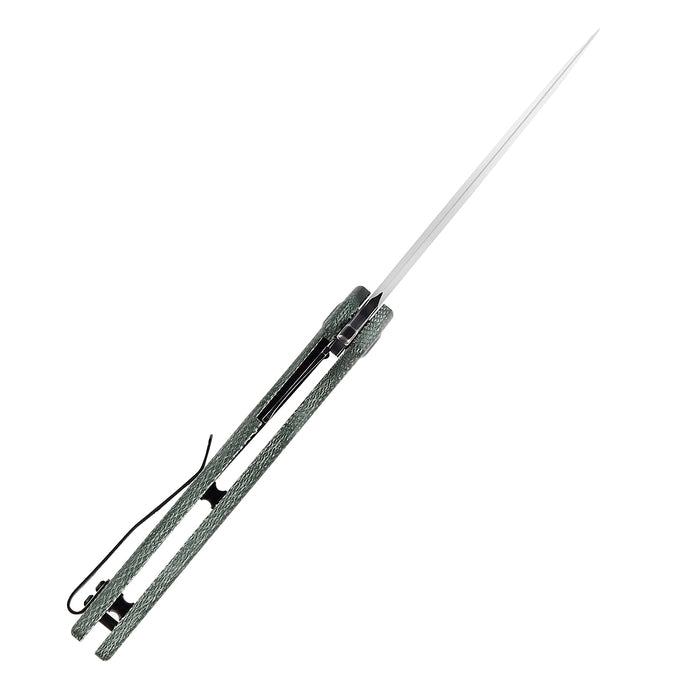kansept Kryo 12C28N钢 米卡塔柄 T1001M2 绿色 418