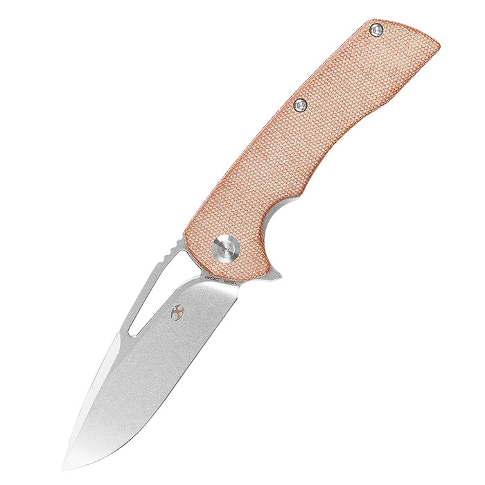kansept Kryo 12C28N钢 米卡塔柄 T1001M4 棕色 418