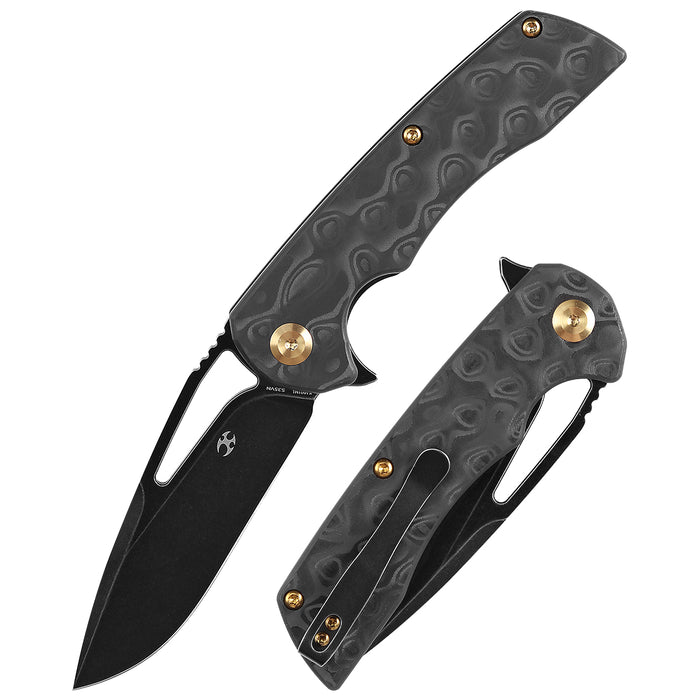 kansept Kryo CPM-S35VN钢 碳纤维柄 K1001M1 黑色 1049