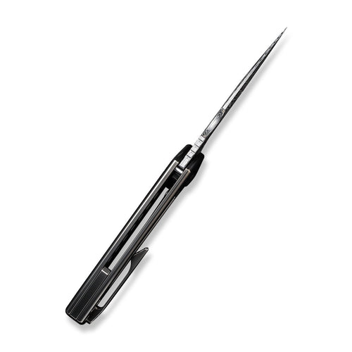 WEKNIFE Harpen 大马士革钢 钛合金柄 WE23019-DS1 灰色 5015