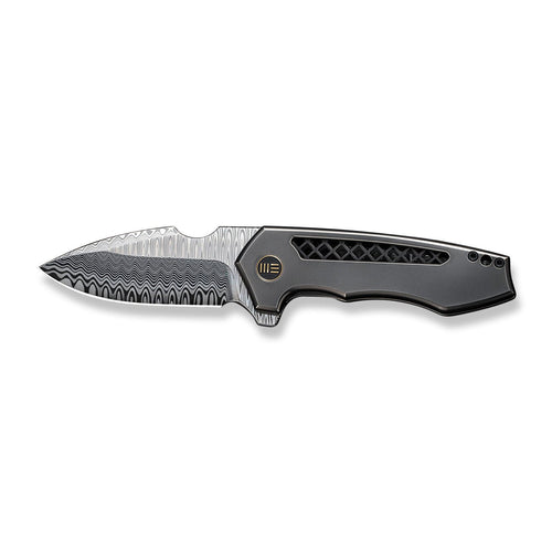 WEKNIFE Harpen 大马士革钢 钛合金柄 WE23019-DS1 灰色 5015