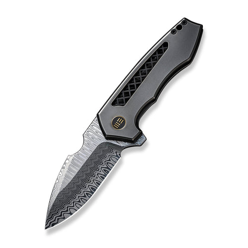 WEKNIFE Harpen 大马士革钢 钛合金柄 WE23019-DS1 灰色 5015