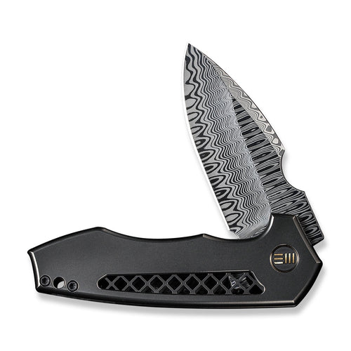 WEKNIFE Harpen 大马士革钢 钛合金柄 WE23019-DS1 灰色 5015