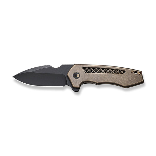 WEKNIFE Harpen CPM-20CV钢 钛合金柄 WE23019-3 棕色 2188