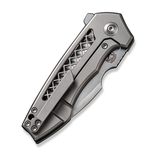 WEKNIFE Harpen CPM-20CV钢 钛合金柄 WE23019-4 灰色 2188