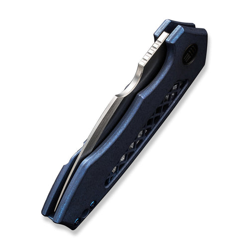 WEKNIFE Harpen CPM-20CV钢 钛合金柄 WE23019-2 蓝色 2188
