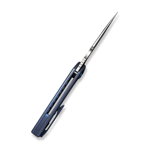 WEKNIFE Harpen CPM-20CV钢 钛合金柄 WE23019-2 蓝色 2188