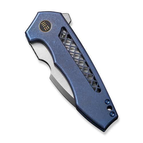 WEKNIFE Harpen CPM-20CV钢 钛合金柄 WE23019-2 蓝色 2188