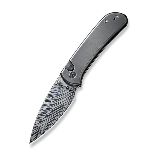 WEKNIFE Qubit 大马士革钢 钛合金柄 WE22030F-DS1 黑色 4700