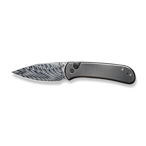 WEKNIFE Qubit 大马士革钢 钛合金柄 WE22030F-DS1 黑色 4700