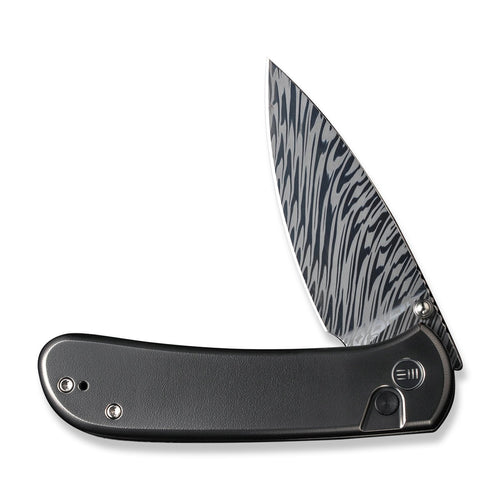 WEKNIFE Qubit 大马士革钢 钛合金柄 WE22030F-DS1 黑色 4700