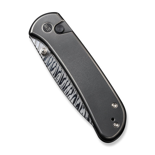 WEKNIFE Qubit 大马士革钢 钛合金柄 WE22030F-DS1 黑色 4700